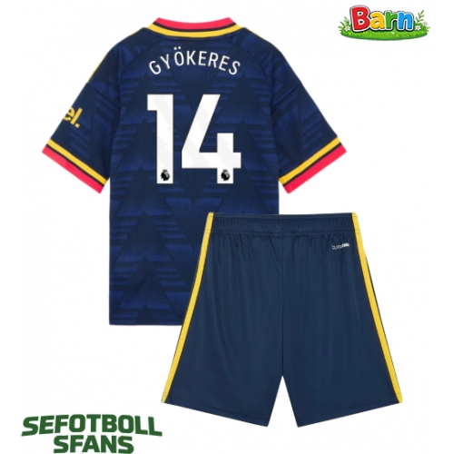 Arsenal Viktor Gyokeres #14 Bortaställ Barn 2026-27 Kortärmad (+ Korta byxor)